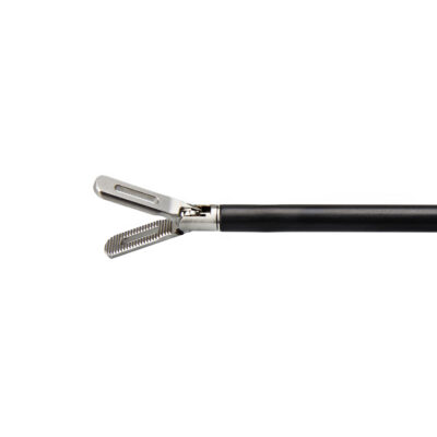 Pinza de agarre intestinal, fenestrada, corta