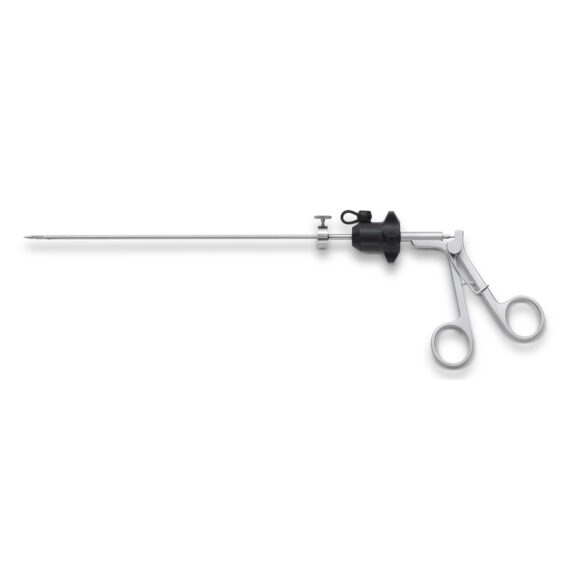 Pinza para fijación de sutura en fascia